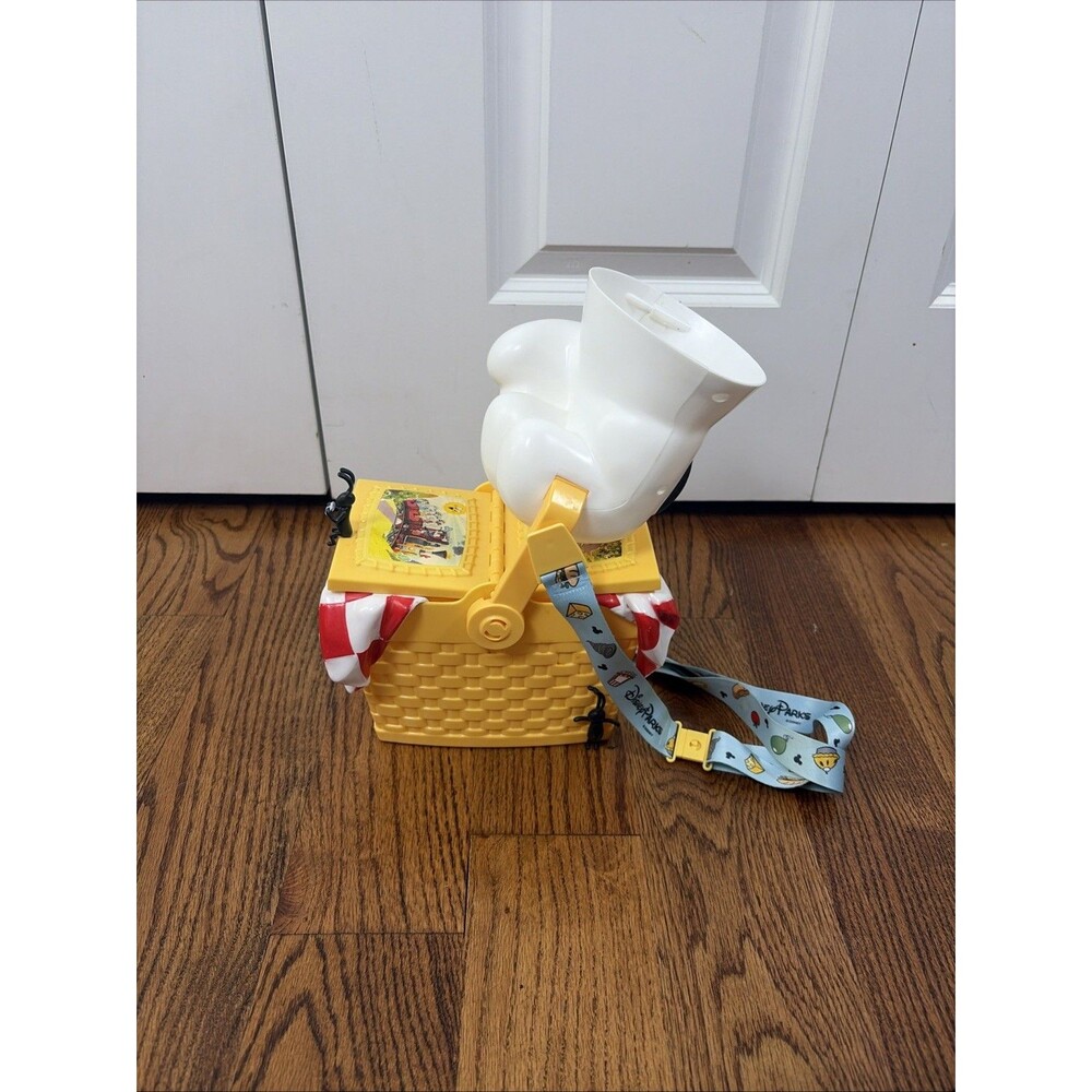 Disney Mickey and Minnie Runaway Railroad Picnic Basket Popcorn Bucket New